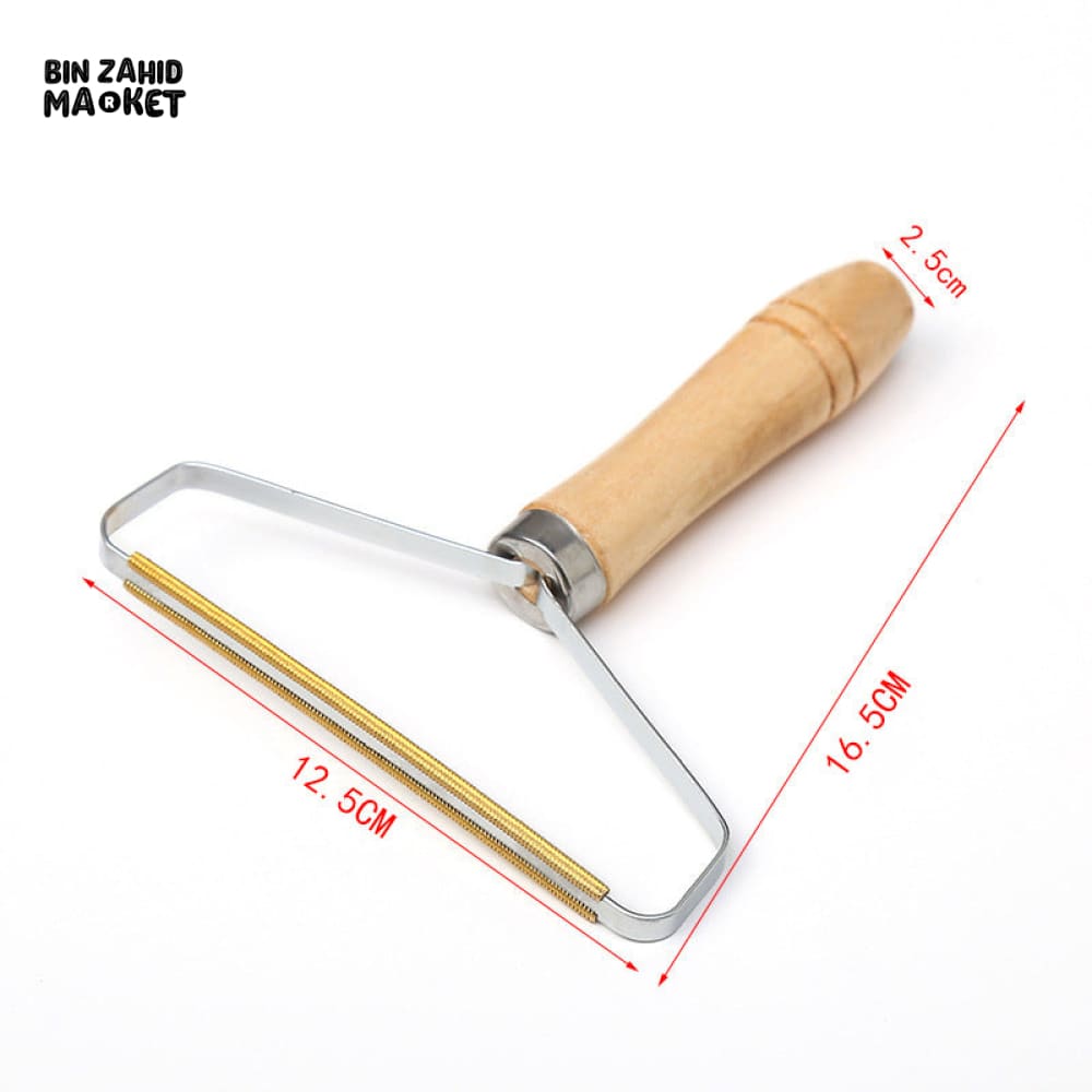 LINT REMOVER SHAVING BRUSH – PET HAIR ROLLER & ANTI-PLUSH PELLET SCRAPER FOR FABRICS