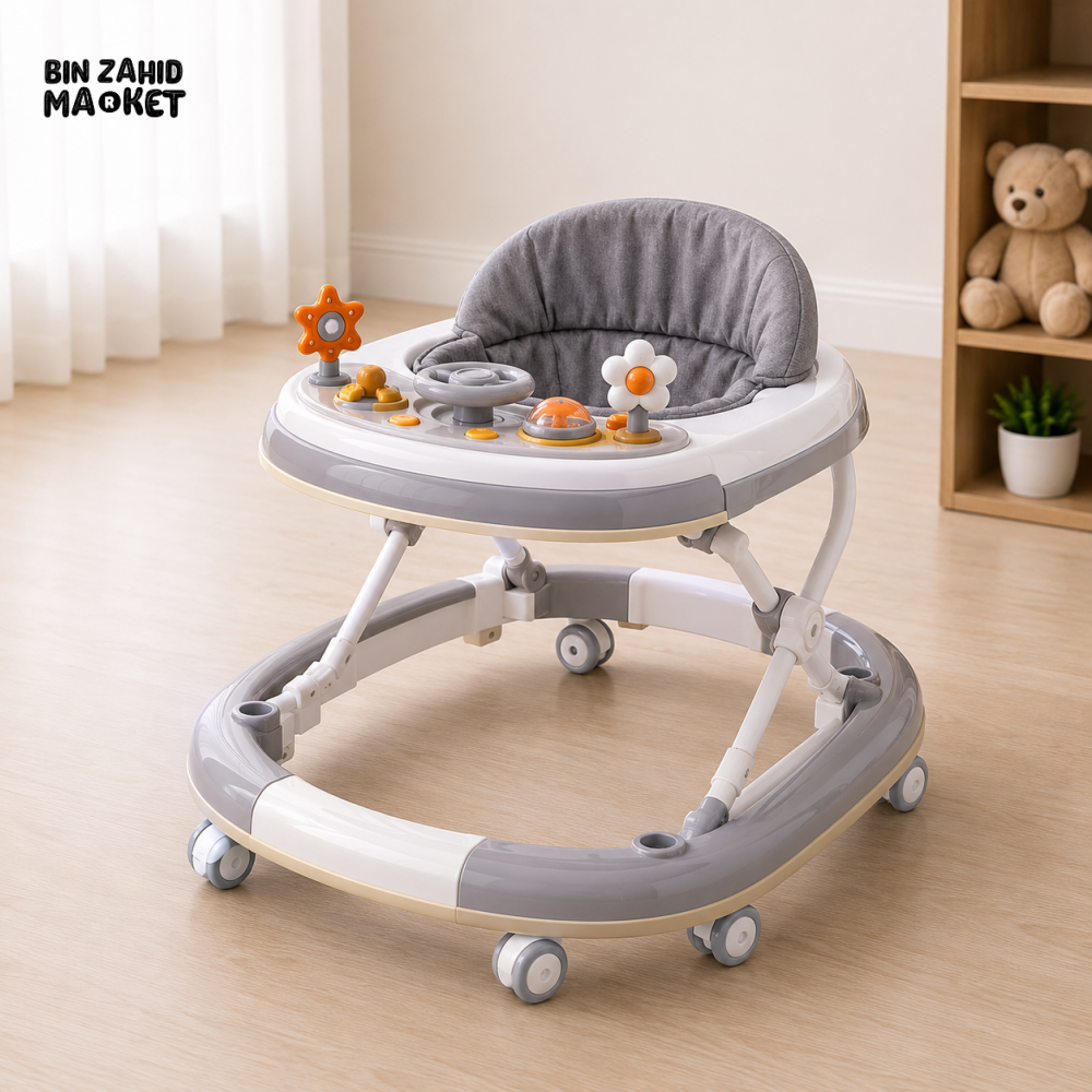 LITTLE EXPLORER BABY WALKER - GREY