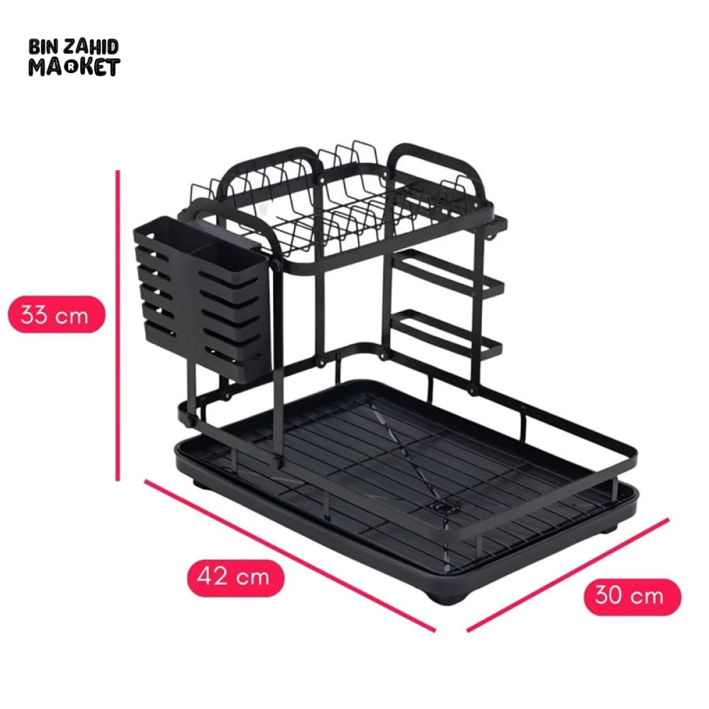 LUXOR DISH DRYING RACK - 2 LAYER