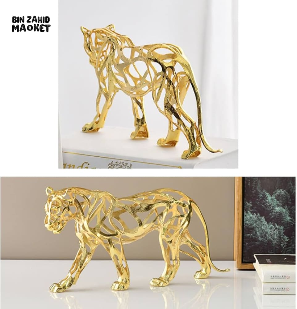 LUXOR METAL LION SCULPTURE VERSATILE DECORATIVE
