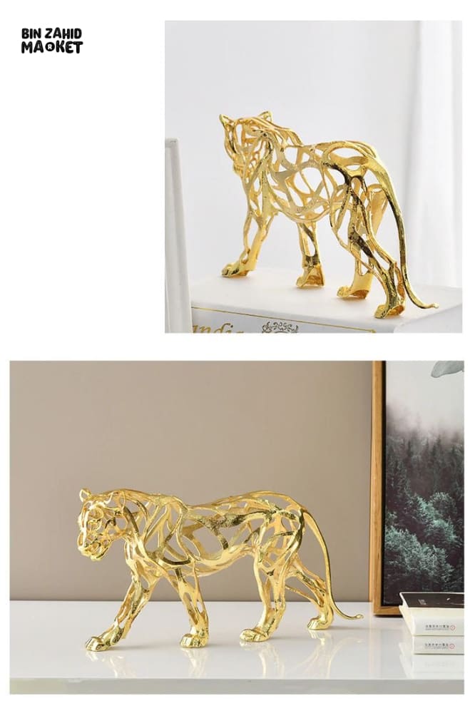 LUXOR METAL LION SCULPTURE VERSATILE DECORATIVE