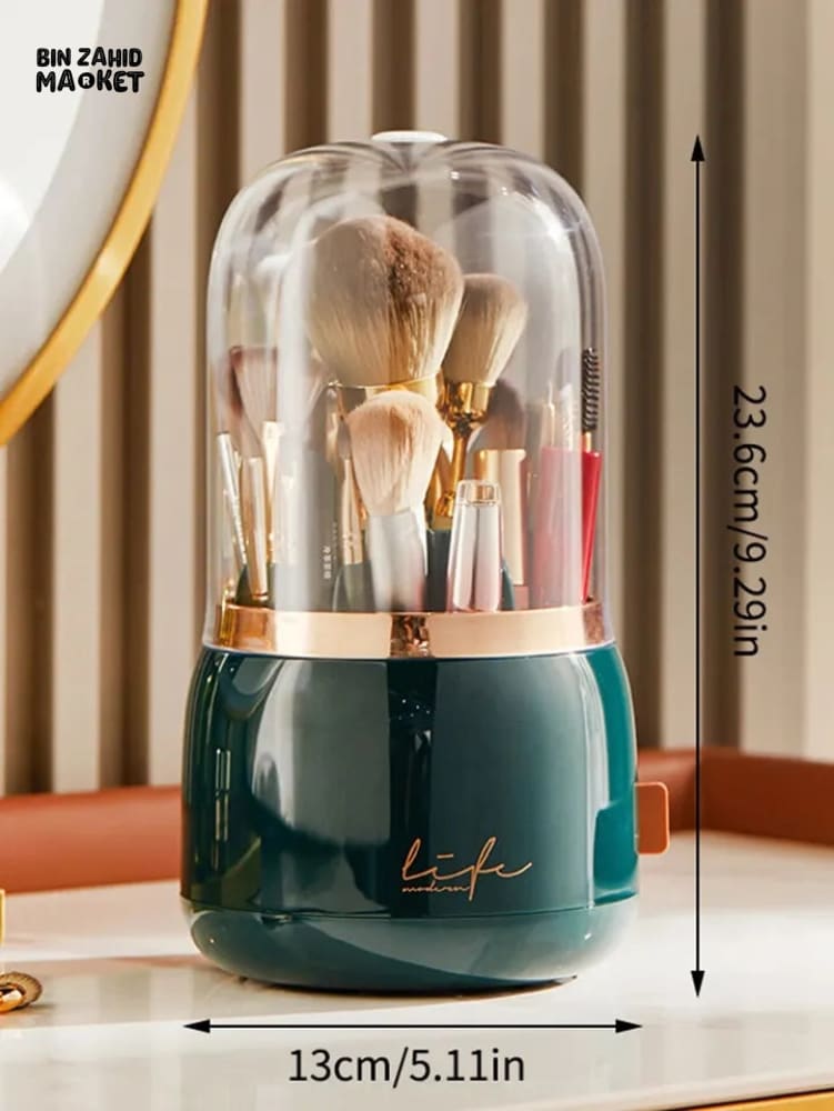 LUXOR ROTATING MAKEUP BRUSH ORGANIZER