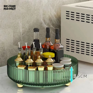 LUXOR ROTATING STORAGE TRAY - ACRYLIC