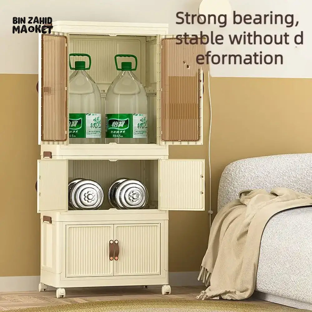 LUXORMOVE 3 LAYERS LARGE CAPACITY FOLDING STORAGE CABINETS - BZM-102587