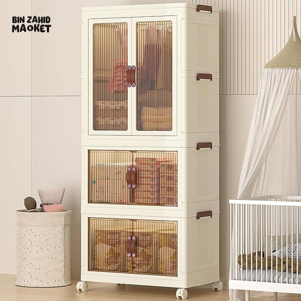 LUXORMOVE 3 LAYERS LARGE CAPACITY FOLDING STORAGE CABINETS - BZM-102588