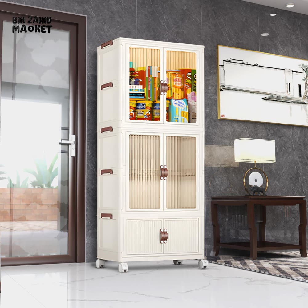 LUXORMOVE 3 LAYERS LARGE CAPACITY FOLDING STORAGE CABINETS - BZM-102589