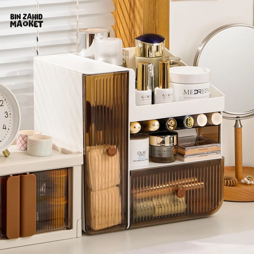 LUXORMOVE CRYSTAL CLEAR COSMETIC & MAKEUP ORGANIZER