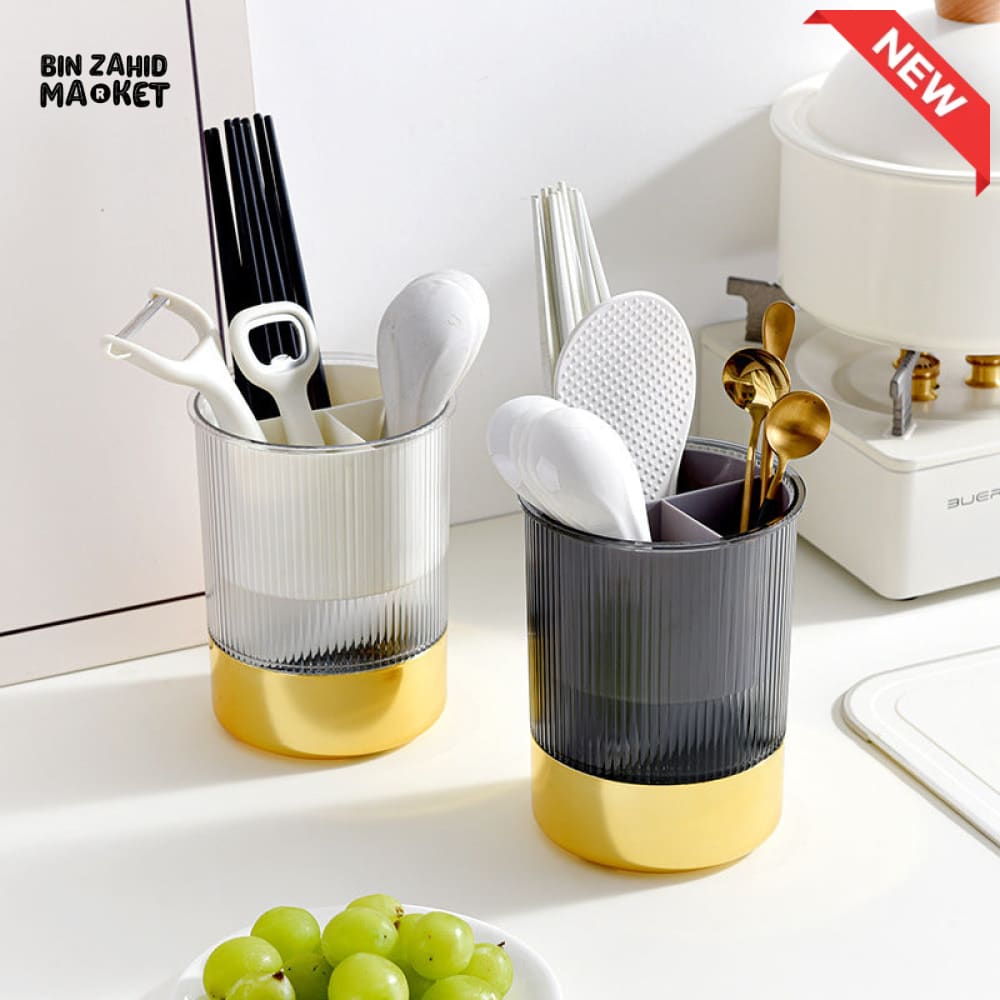 LUXORMOVE DETACHABLE CHOPSTICKS HOLDER – LUXURY MULTIFUNCTIONAL UTENSIL STORAGE WITH DRAINAGE & ANTI MOLD DESIGN