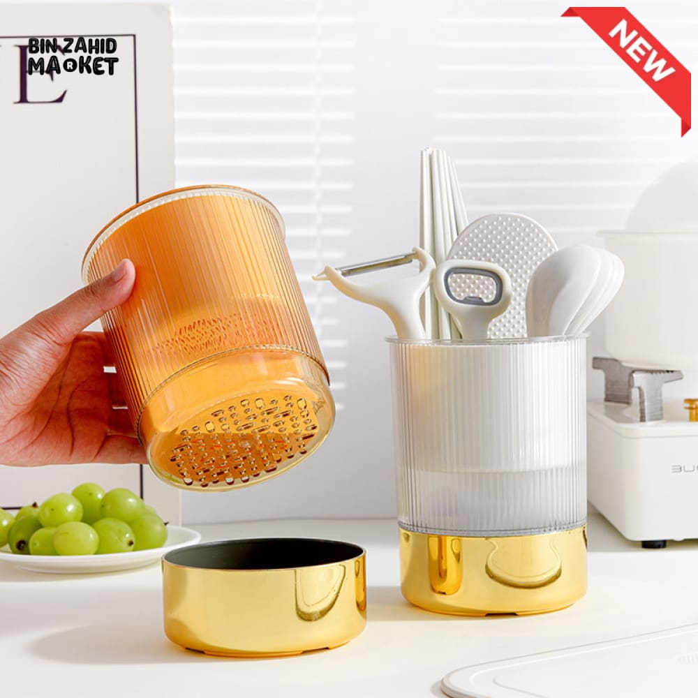 LUXORMOVE DETACHABLE CHOPSTICKS HOLDER – LUXURY MULTIFUNCTIONAL UTENSIL STORAGE WITH DRAINAGE & ANTI MOLD DESIGN