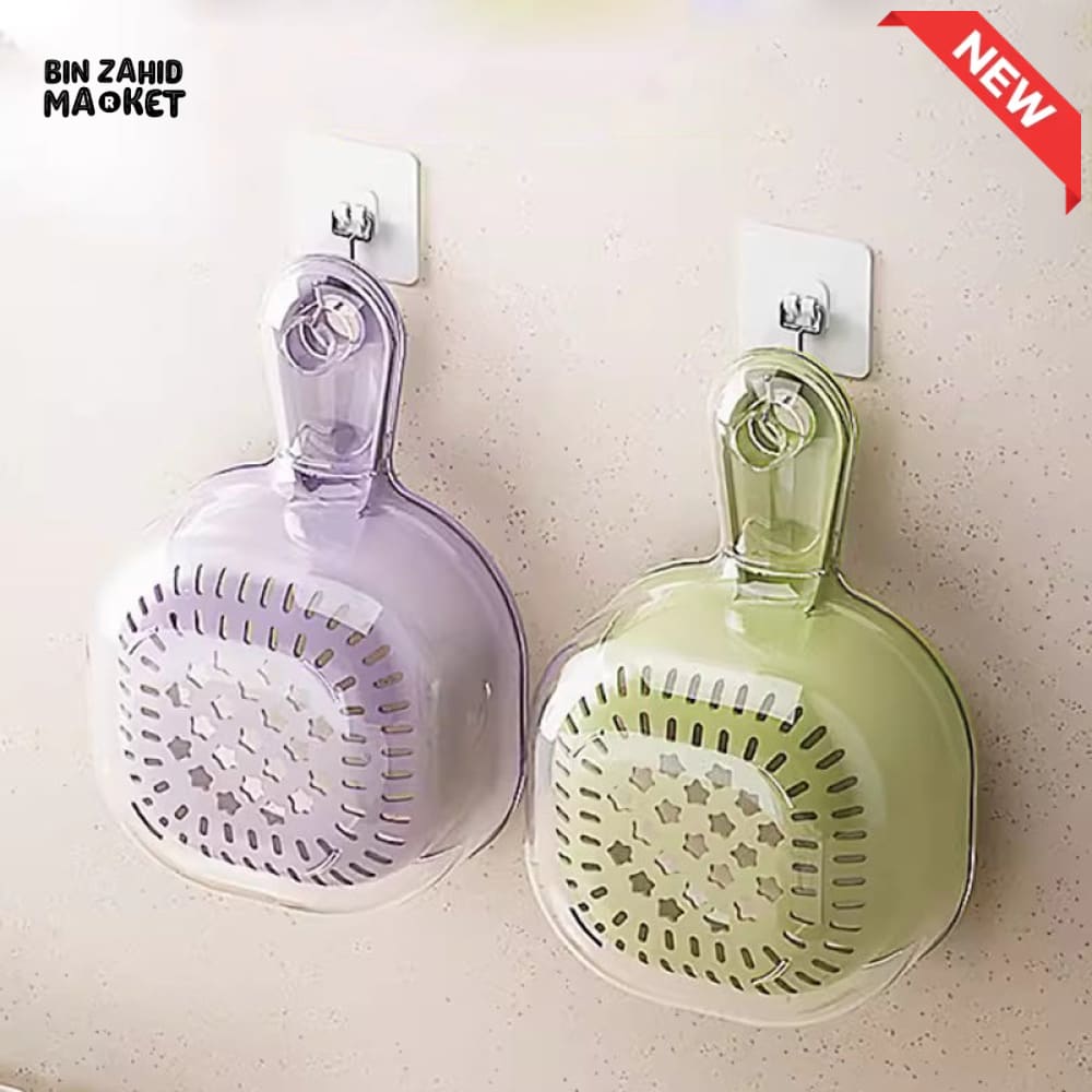 LUXORMOVE DOUBLE LAYER VEGETABLE & FRUIT BASKET – 2 IN 1 THICKENED DRAIN FILTER WITH CUTE HANDLE FOR HOME USE