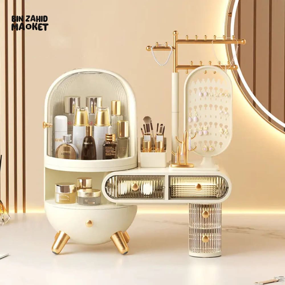 LUXORMOVE DRESSING TABLE COSMETICS STORAGE BOX SET - JEWELRY & SKINCARE ORGANIZER