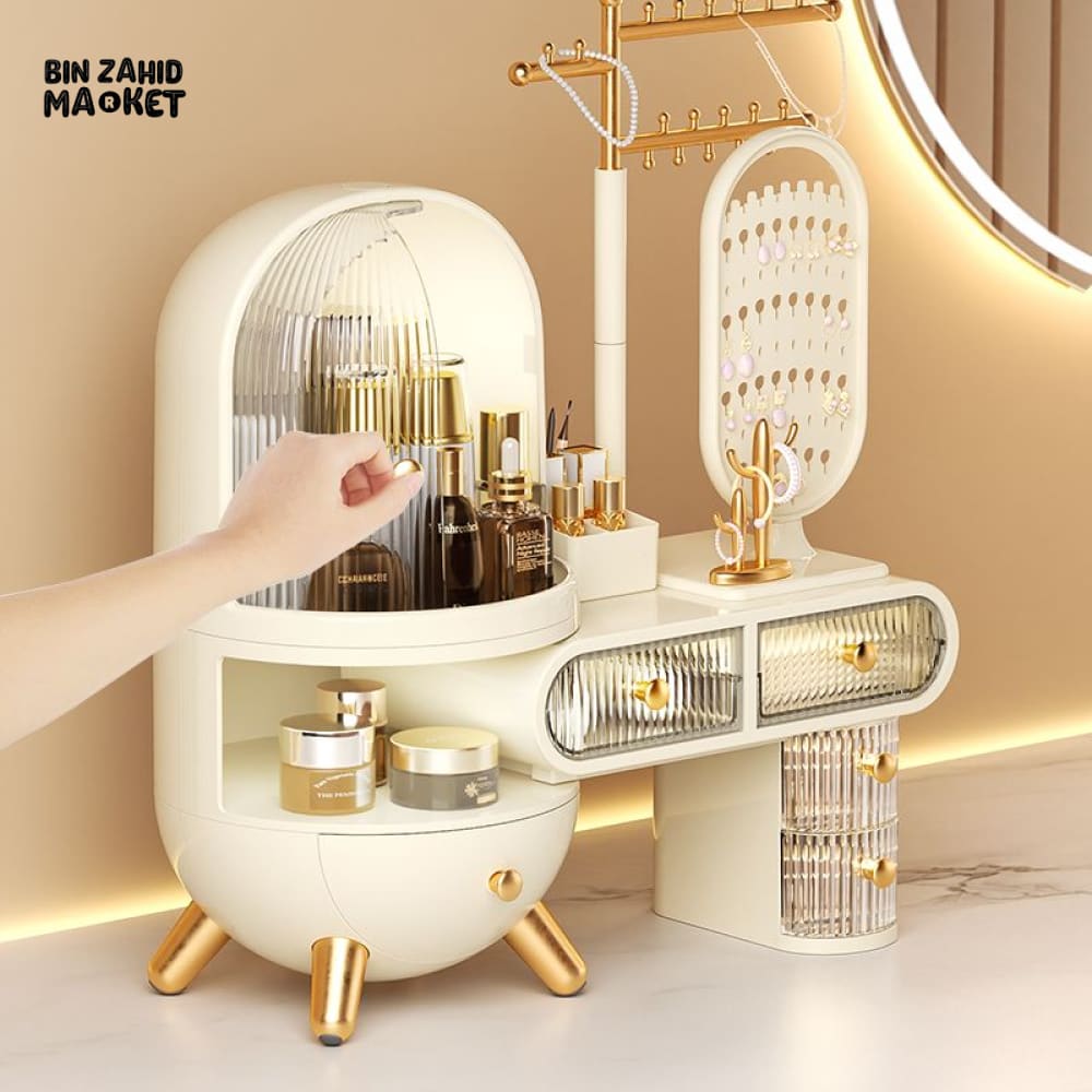 LUXORMOVE DRESSING TABLE COSMETICS STORAGE BOX SET - JEWELRY & SKINCARE ORGANIZER