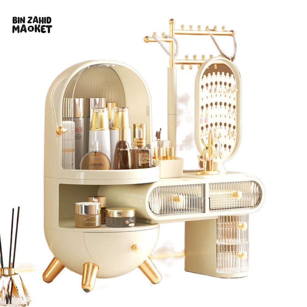 LUXORMOVE DRESSING TABLE COSMETICS STORAGE BOX SET - JEWELRY & SKINCARE ORGANIZER