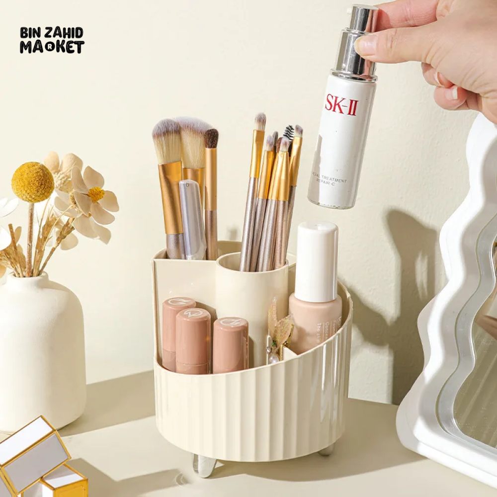 LUXORMOVE MAKEUP STORAGE – CUTE DESIGN LARGE BRUSH & LIPSTICK HOLDER FOR DESKTOP