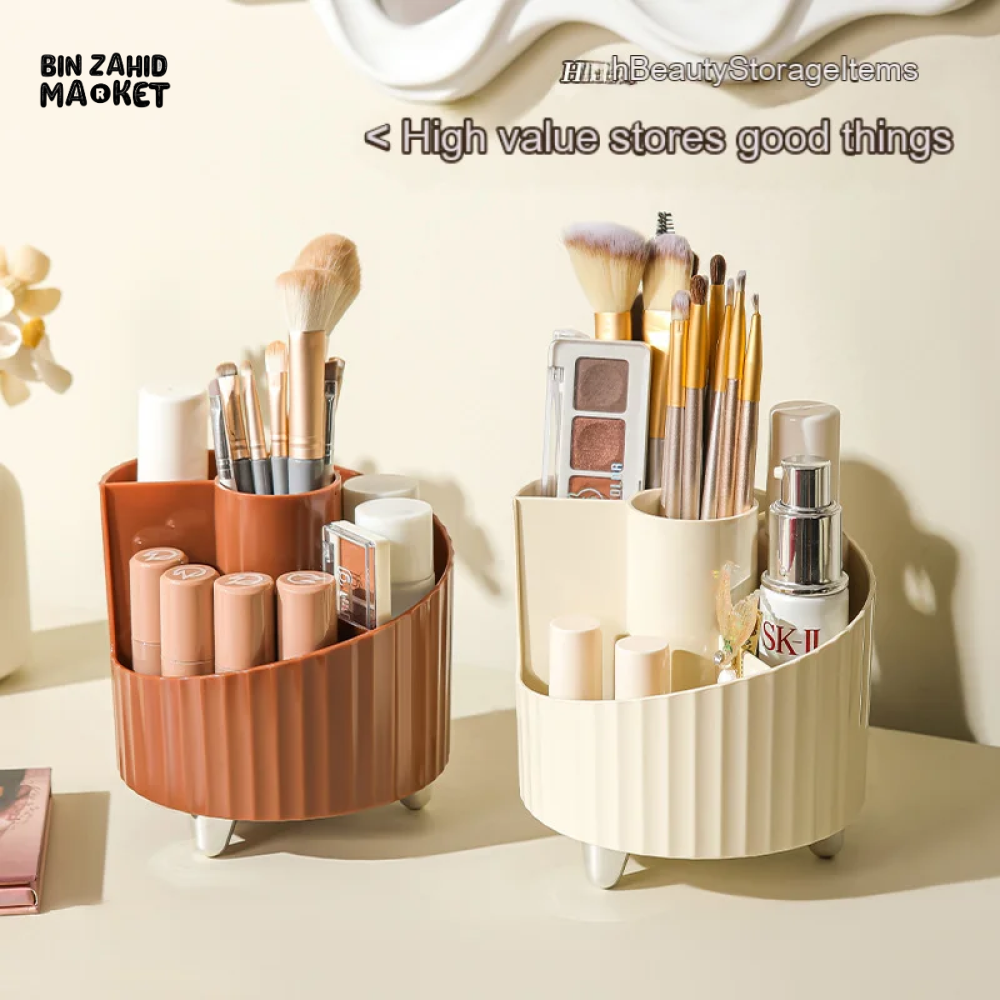 LUXORMOVE MAKEUP STORAGE – CUTE DESIGN LARGE BRUSH & LIPSTICK HOLDER FOR DESKTOP