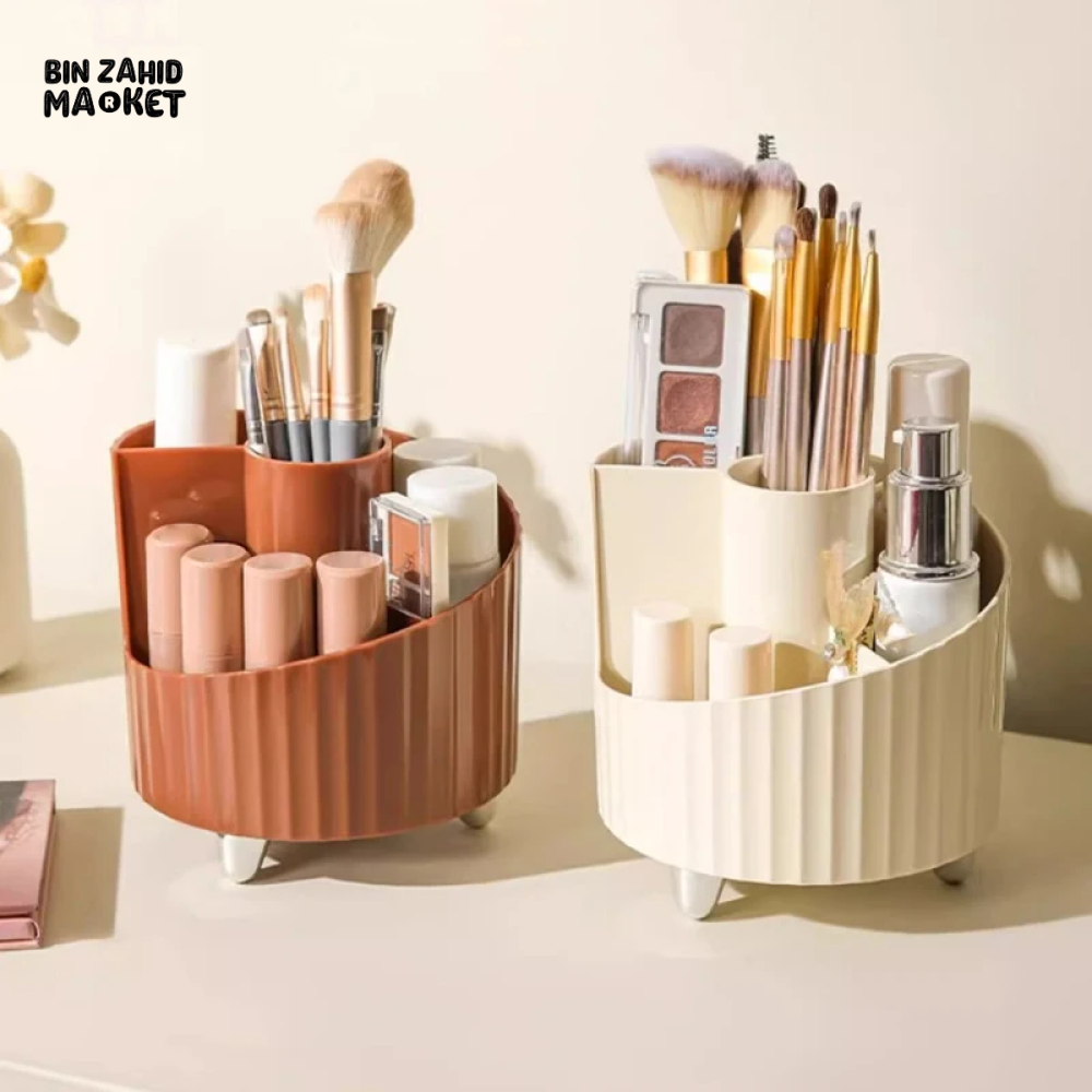 LUXORMOVE MAKEUP STORAGE – CUTE DESIGN LARGE BRUSH & LIPSTICK HOLDER FOR DESKTOP