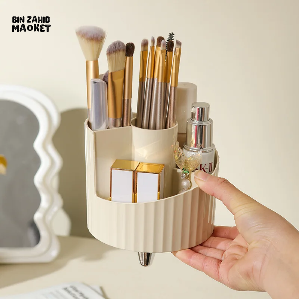LUXORMOVE MAKEUP STORAGE – CUTE DESIGN LARGE BRUSH & LIPSTICK HOLDER FOR DESKTOP