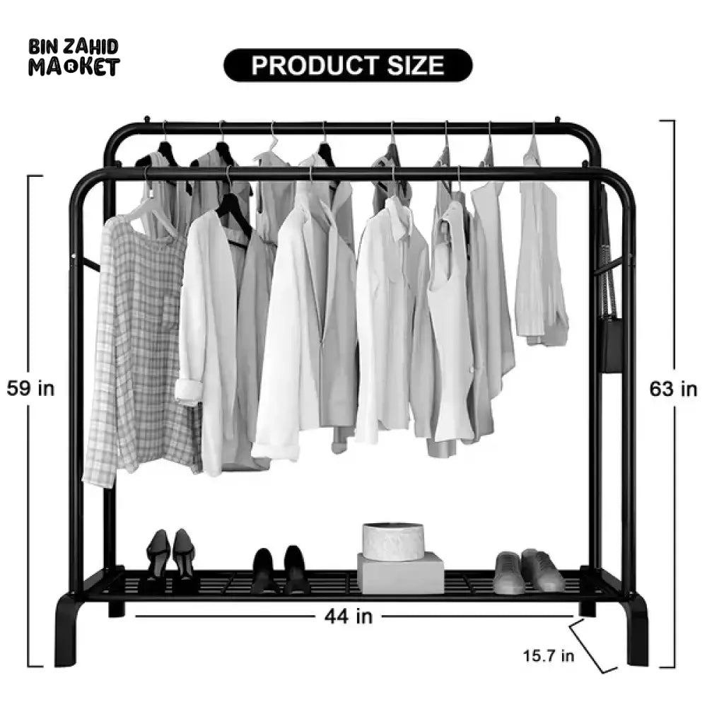 LUXORMOVE METAL CLOTH STAND - DOUBLE POLE