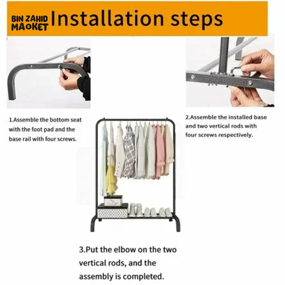 LUXORMOVE METAL CLOTH STAND - SINGLE POLE