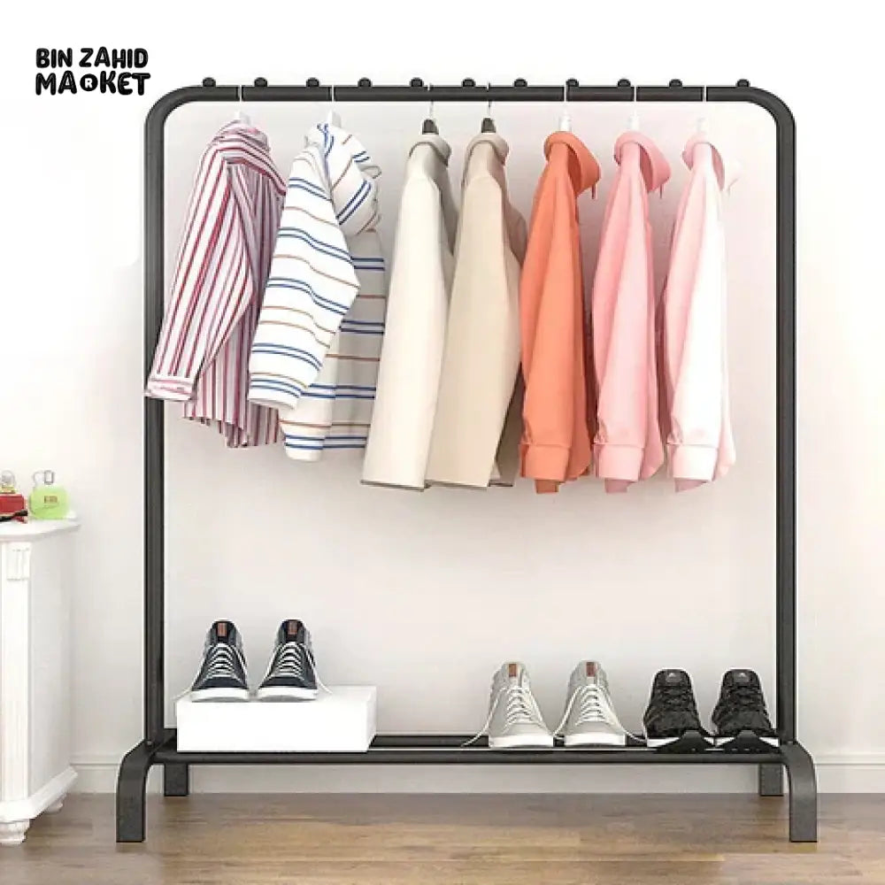 LUXORMOVE METAL CLOTH STAND - SINGLE POLE Black
