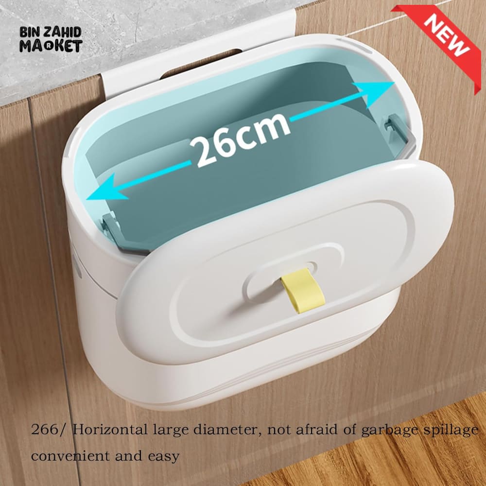 LUXORMOVE MOVEABLE HANGING TRASH BIN - FLIP LID