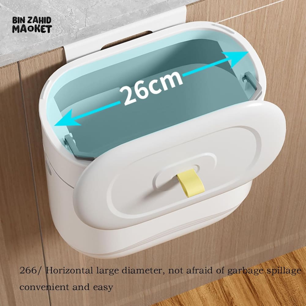 LUXORMOVE MOVEABLE HANGING TRASH BIN - FLIP LID