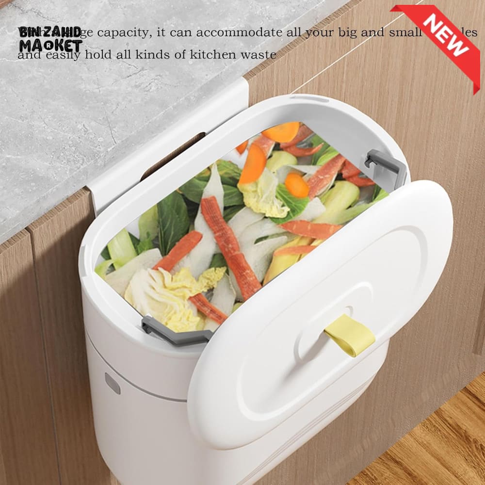 LUXORMOVE MOVEABLE HANGING TRASH BIN - FLIP LID