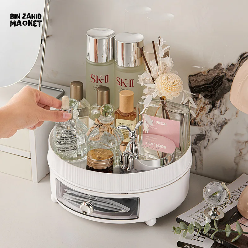 LUXORMOVE MULTIFUNCTIONAL STORAGE BOX PREMIUM ORGANIZER FOR COSMETICS SEASONINGS & MORE