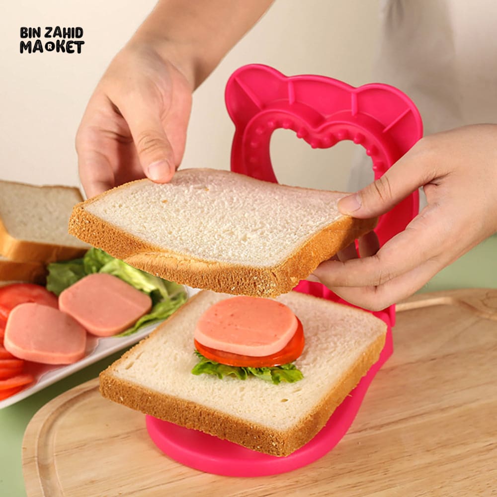 LUXURMOVE QUICK BREAD FOR SANDWICHES CUTTER TOOL - HEART