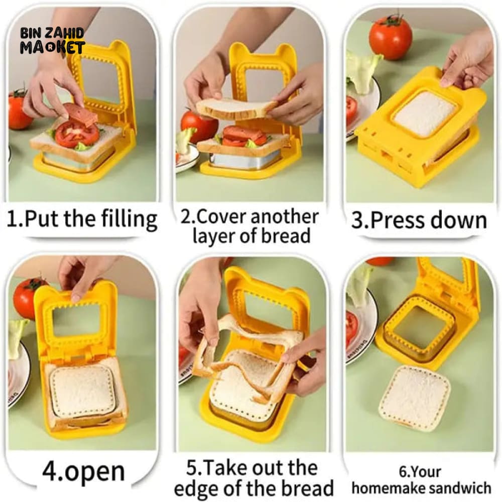LUXURMOVE QUICK BREAD FOR SANDWICHES CUTTER TOOL - SQUARE