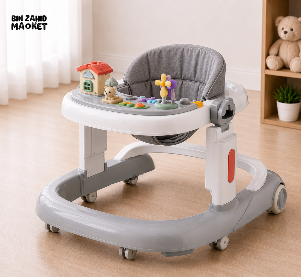 LUXURY BABY WALKER - GREY