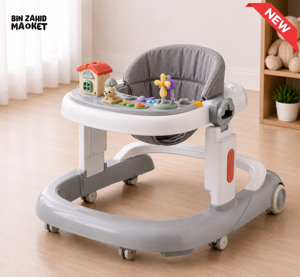 LUXURY BABY WALKER - GREY