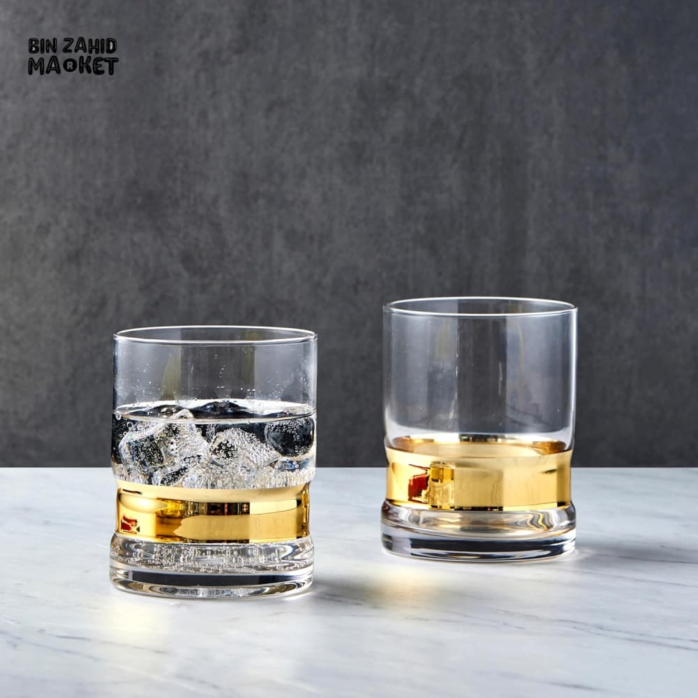 LUXURY CRYSTAL GLASS SET BY ANTON STUDIO – 6 PIECES