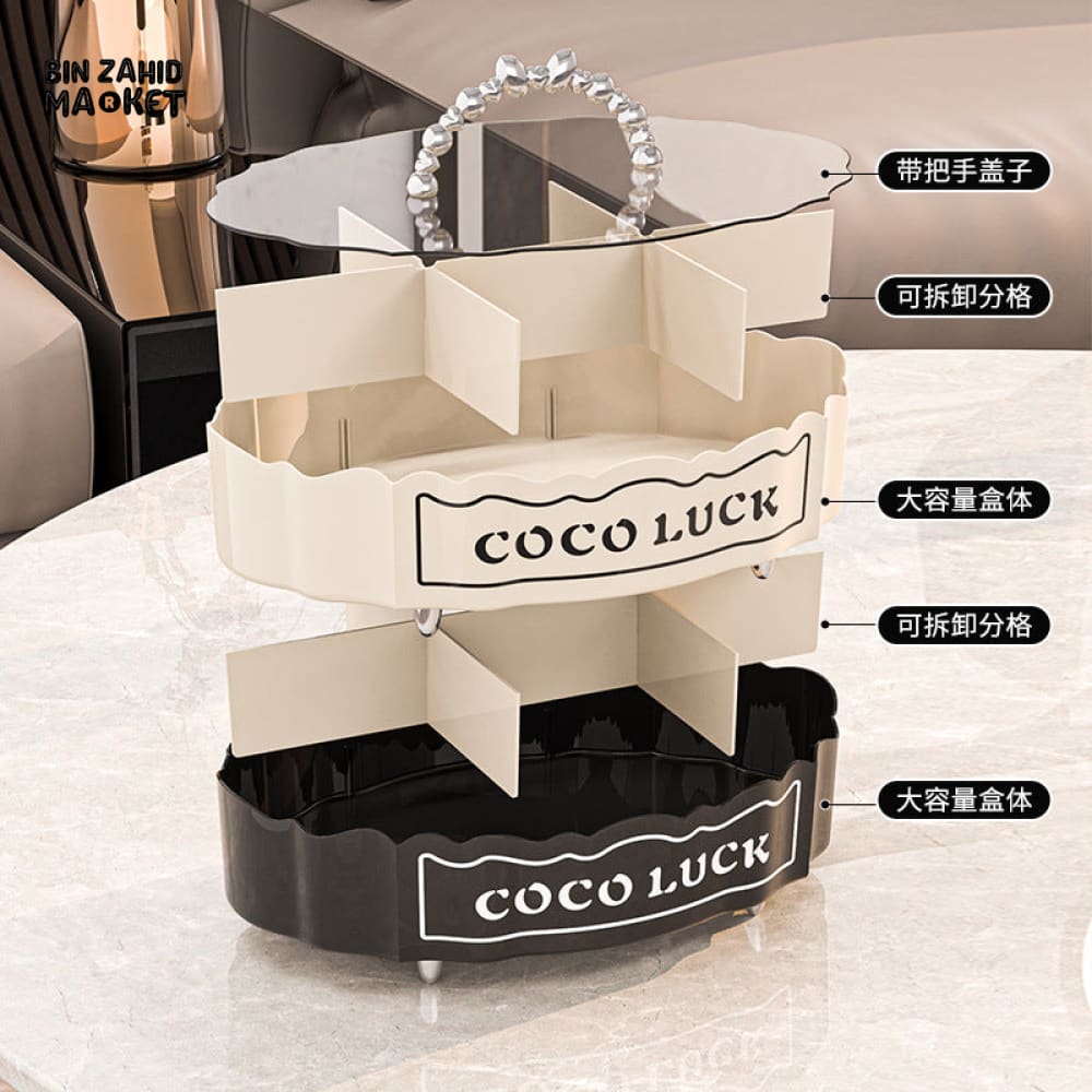 LUXURY FRUIT PLATE FOR LIVING ROOM – HOME TEA TABLE FRUIT TRAY CANDY BOX SNACK & NUT STORAGE BOX WITH CREATIVE DIVIDED
