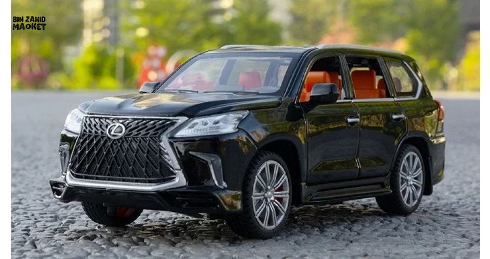 LUXURY LEXUS LX570 DIECAST SUV METAL MODEL CAR WITH LIGHT & SOUND COLLECTOR'S EDITION TOY