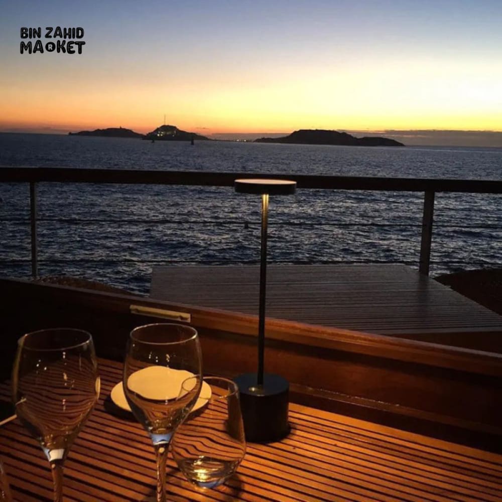 LUXURY METAL TABLE LAMP – MODERN TOUCH CONTROL LED DESIGN