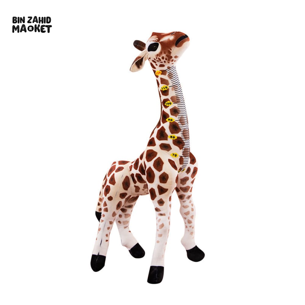 MADAGASCAR GIRAFFE & SIKA DEER STUFFED PLUSH TOY SOFT & CUDDLY ANIMAL DOLL FOR KIDS & GIFTS