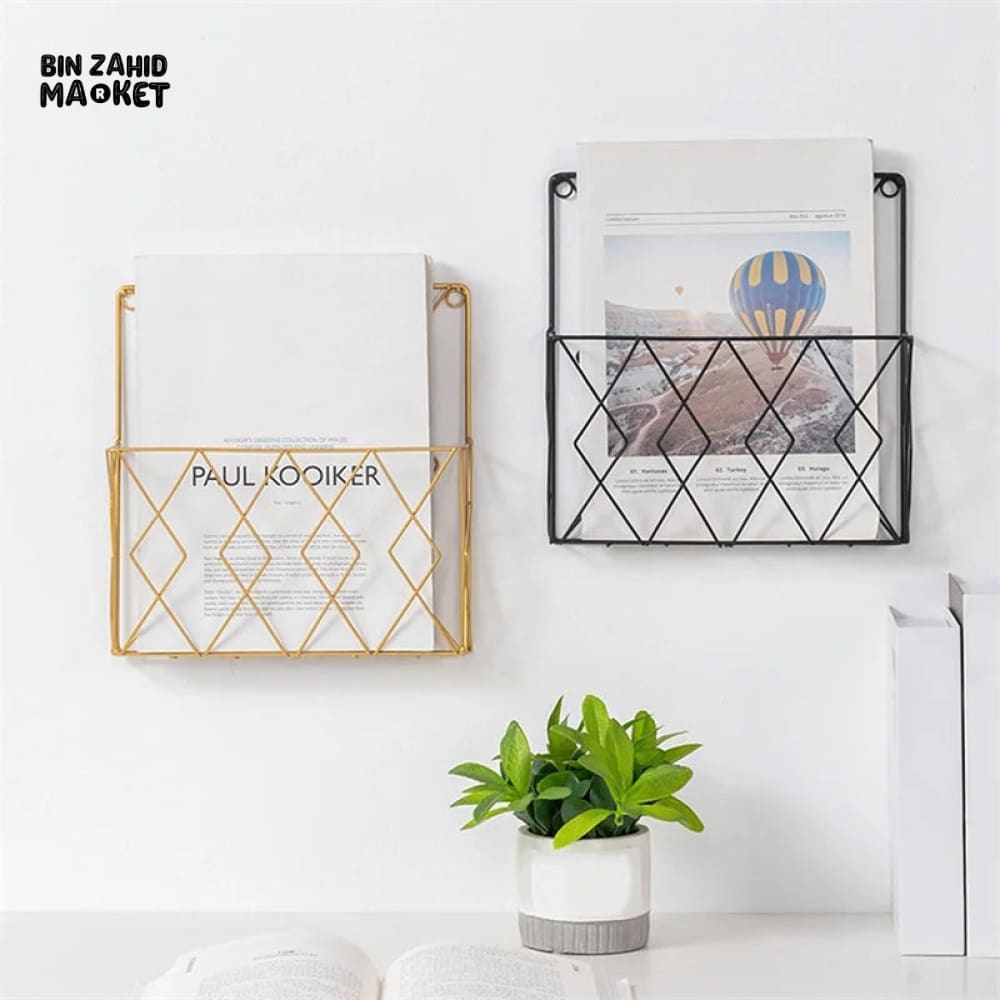 MAGAZINE & BOOKS SHELF ORGANIZER