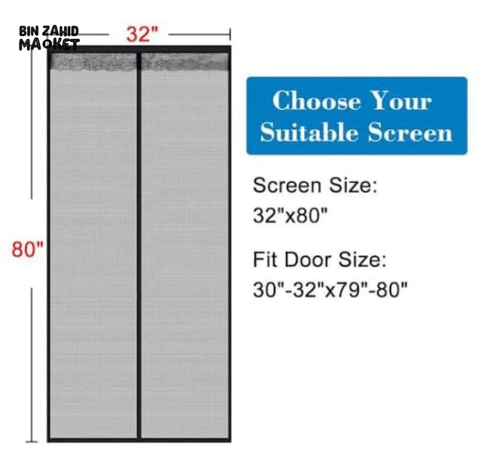 MAGIC MESH NET AUTO OPEN-CLOSE DOOR NET CURTAIN