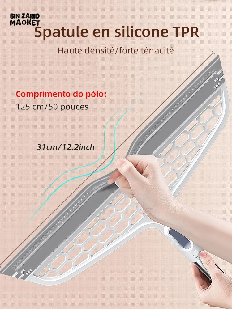MAGIC SILICONE BROOM – FLOOR SQUEEGEE FOR DUST & BATHROOM CLEANING