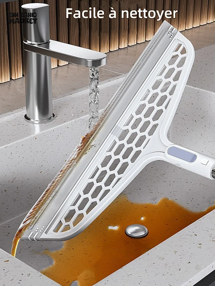 MAGIC SILICONE BROOM – FLOOR SQUEEGEE FOR DUST & BATHROOM CLEANING