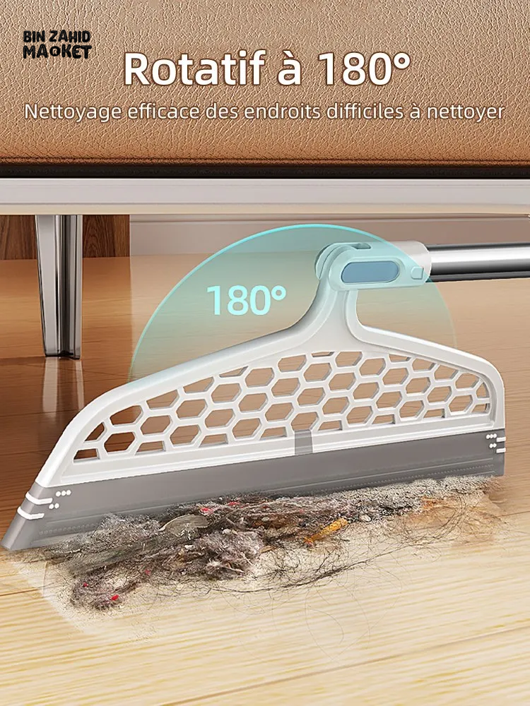MAGIC SILICONE BROOM – FLOOR SQUEEGEE FOR DUST & BATHROOM CLEANING