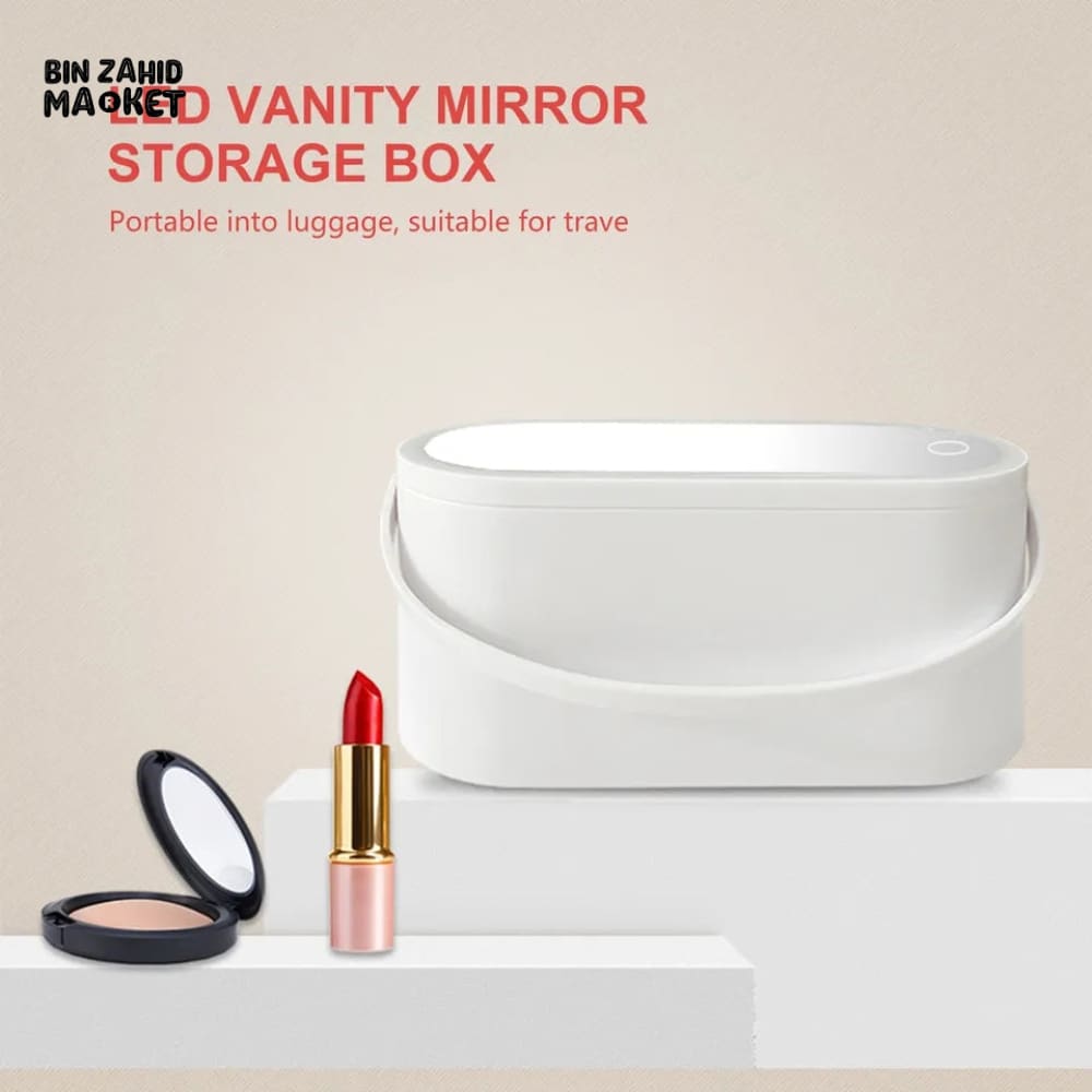 MAKEUP BOX WITH LED MIRROR
