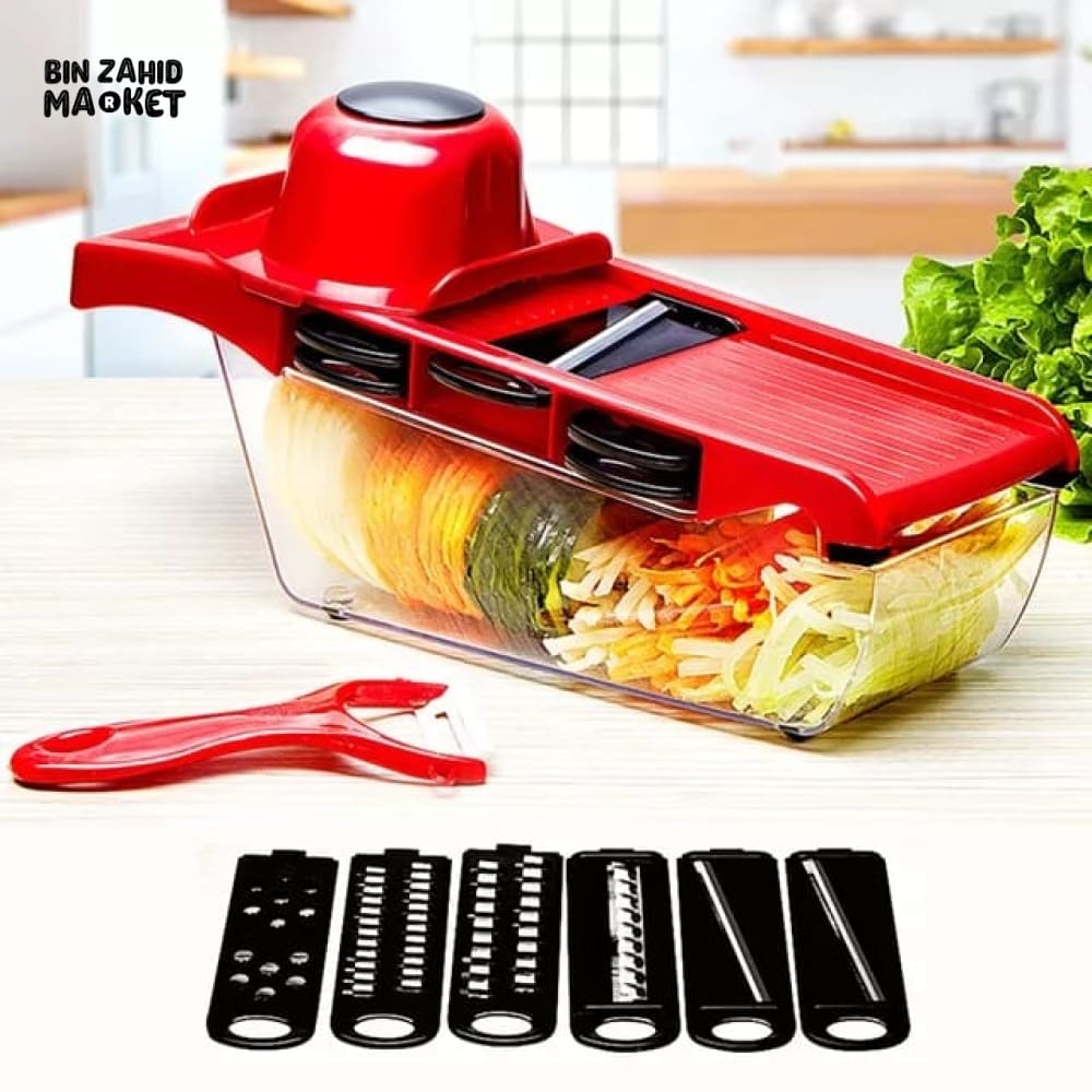 MANDOLINE 6IN1 VEGETABLE GRATER