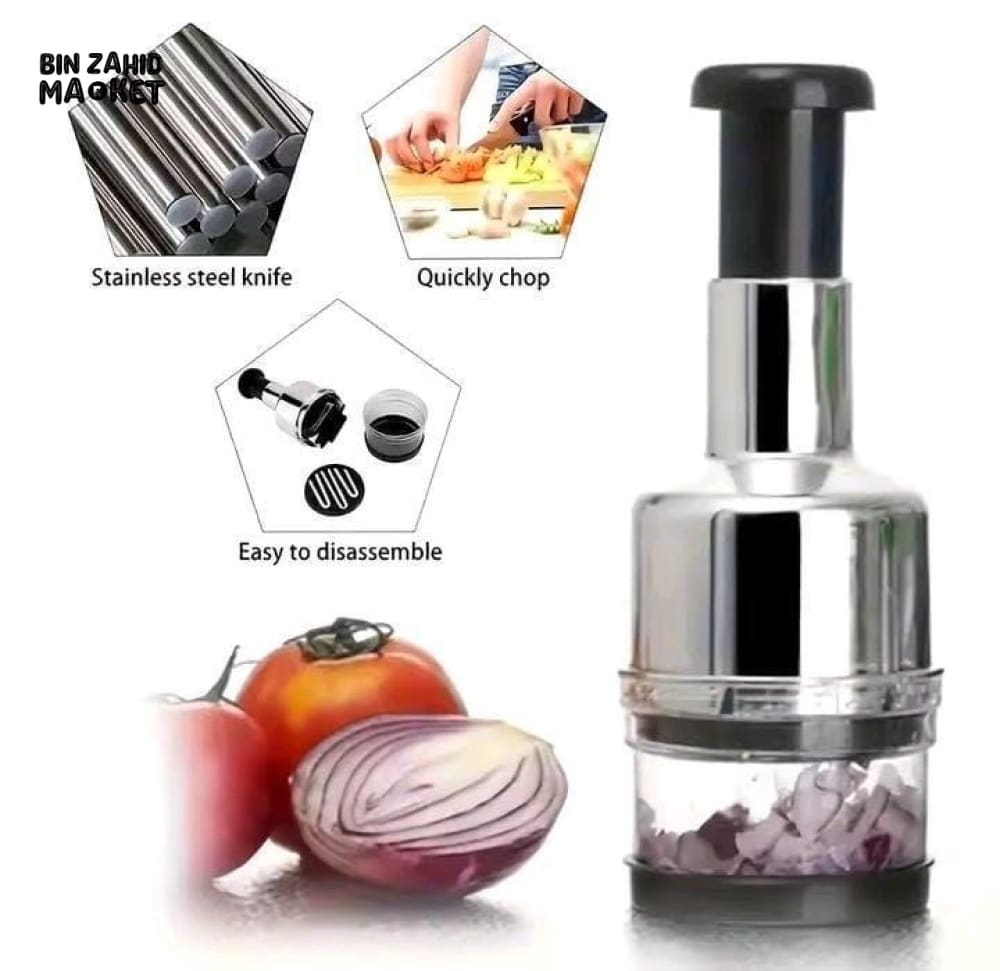 MANUAL STAINLESS STEEL GARLIC CHOPPER