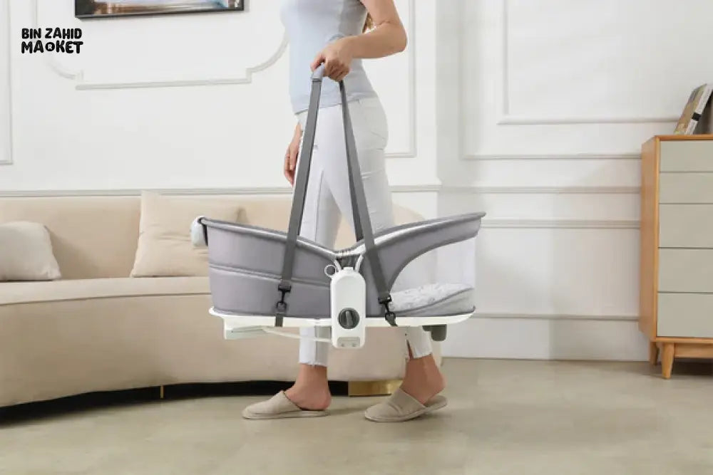 MASTELA 6-IN-1 DELUXE MULTI-FUNCTIONAL BASSINET ELECTRIC BABY SWING
