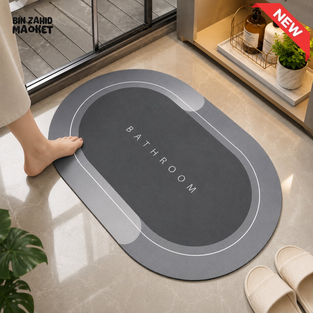 MATRUGS OVAL NON-SLIP BATHROOM FLOOR MAT