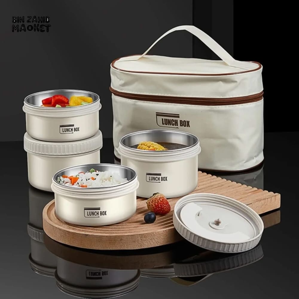 MEAL BAG THERMAL LUNCH BOXES WITH INSULATION BAG – PREMIUM SUS304 STAINLESS STEEL