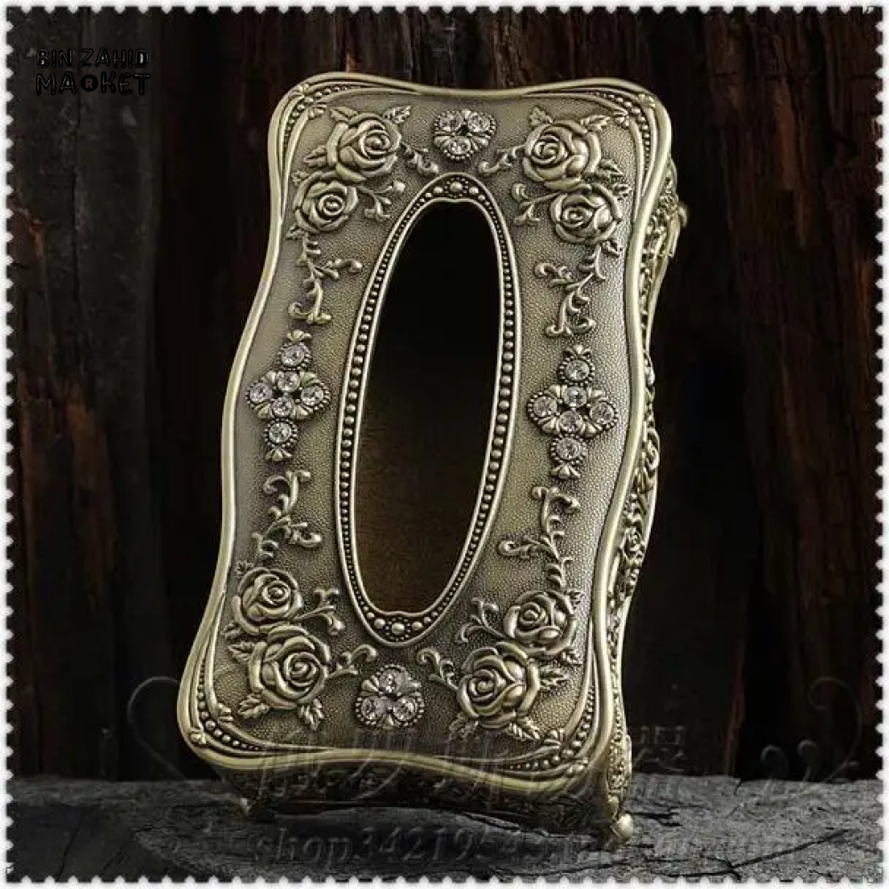 METAL ANTIQUE TISSUE BOX – VINTAGE STYLE NAPKIN HOLDER FOR HOME & OFFICE