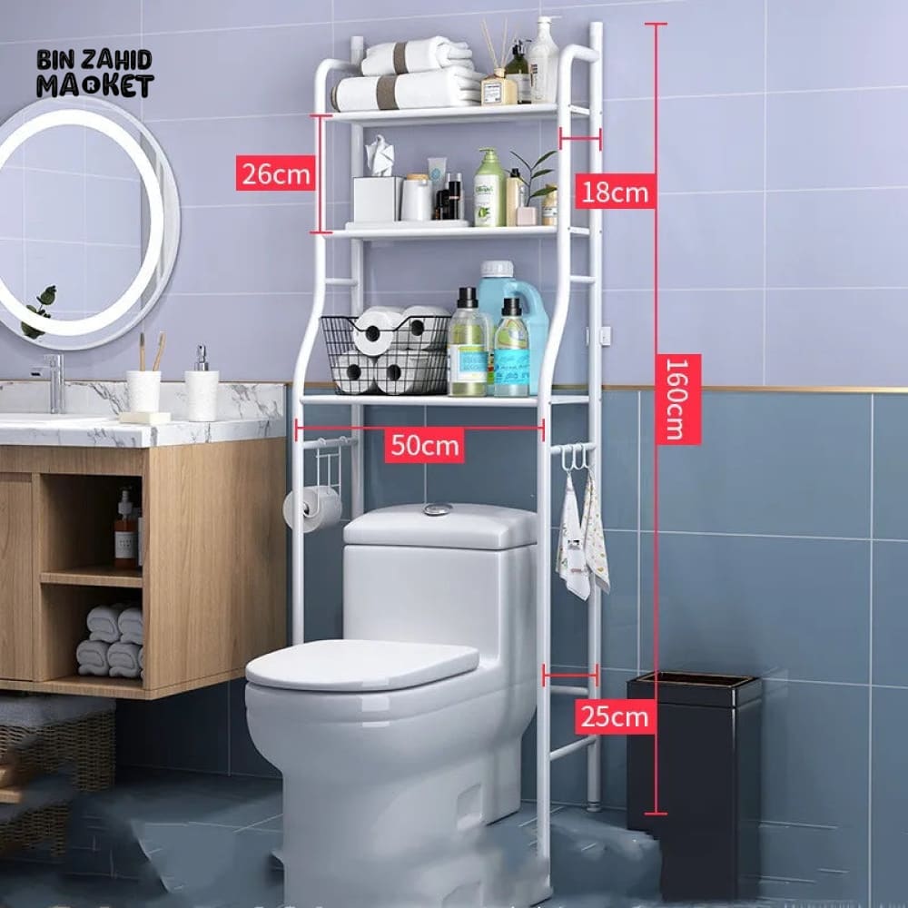 METAL FLOOR TYPE WASHROOM SHELF